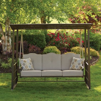 Member s Mark Crowley Gazebo Swing Ash Sam s Club