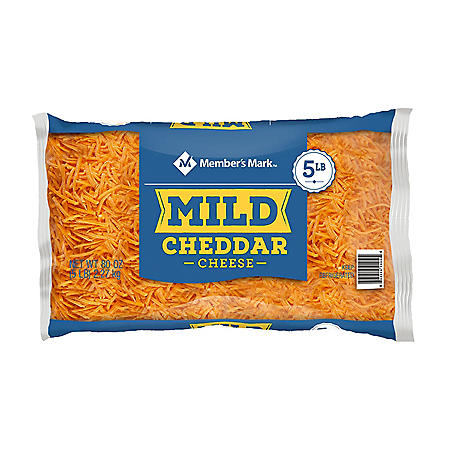 Member's Mark Mild Cheddar Shredded Cheese (5 lbs.)