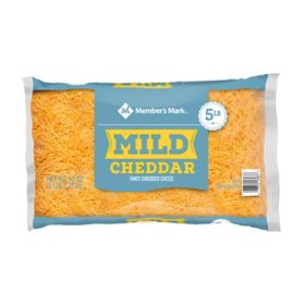 Member's Mark Mild Cheddar Fancy Shredded Cheese 5 lbs.