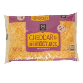 Member's Mark Mild Cheddar and Monterey Jack Fancy Shredded Cheese (5 lbs.)