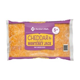 Member's Mark Mild Cheddar and Monterey Jack Fancy Shredded Cheese (5 lbs.)