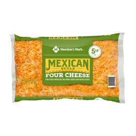 Member's Mark Mexican-Style Four-Cheese Fancy Shredded Cheese 5 lbs.