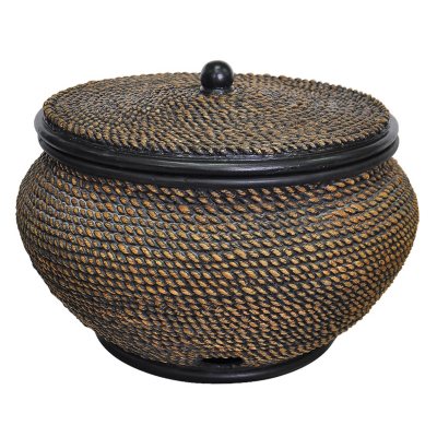 Member's Mark 22 Basket Hose Pot with Lid, Wicker Finish - Sam's Club