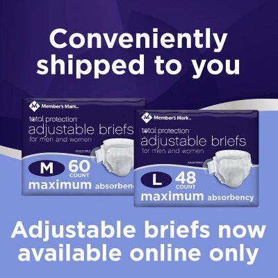Rite Aid Pharmacy Adjustable Unisex Briefs, Maximum Absorbency, Size L/XL -  22 Count