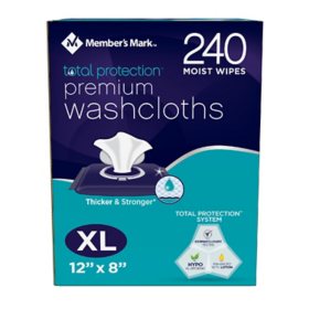 Member's Mark Adult Washcloths, 240 ct.