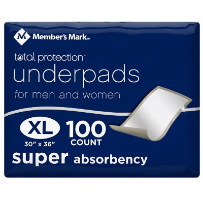 MILDPLUS Bed Pads with Adhesive Strips 30'' X 36'' Disposable Underpads  Extra Large Thicker Incontinence Pads for Unisex Adult, Senior, Kids and  Pet