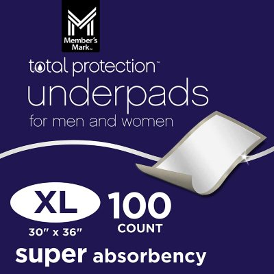 Extra Large Disposable Incontinence Bed Pad 10 Count (Size 36 x 36