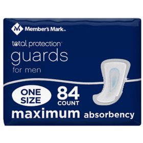 Member's Mark Total Protection Guards for Men, Maximum, 84 ct.