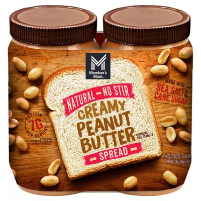 Natural Creamy Peanut Butter with No Salt Added