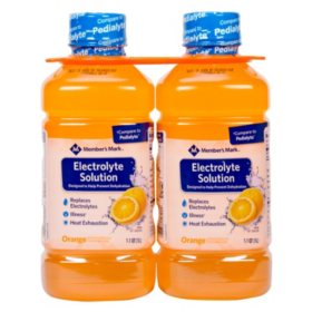 Member S Mark Electrolyte Solution Orange 1 1 Qt 2 Pk