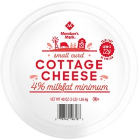Member S Mark 4 Cottage Cheese 3 Lbs Sam S Club