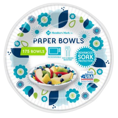 Member's Mark Ultra Soup/Salad Paper Bowls (20 oz., 150 ct.) - Sam's Club