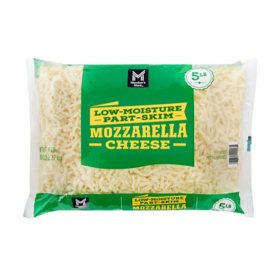 Member's Mark Part-Skim Shredded Mozzarella Cheese 5 lbs.