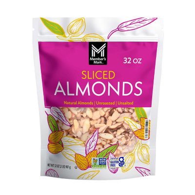 Member's Mark Natural Sliced California Almonds (32 oz.) - Sam's Club