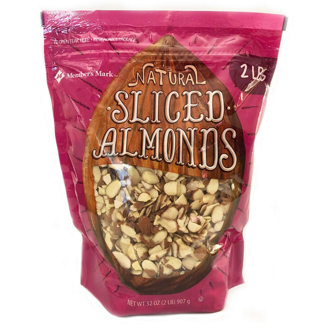 Member's Mark Natural Sliced California Almonds 32 oz.
