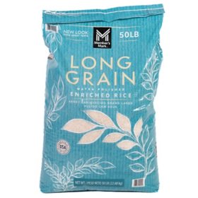 Member's Mark Long Grain White Rice, 50 lbs.