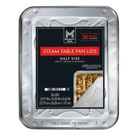 Ekco Half-Size Aluminum Foil Steam Pans, 25 Pack