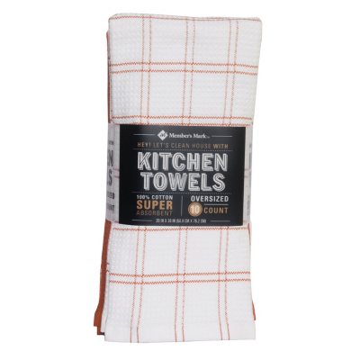 10 PACK Kitchen Towel Dish Cloth Super Absorbent Tea Towels