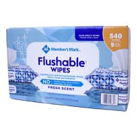 Member's Mark Flushable Scented Wipes  (60 ct., 9 pk.)
