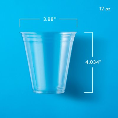 Disposable Party Plastic Cups 12 oz Assorted Colors Drinking Cups