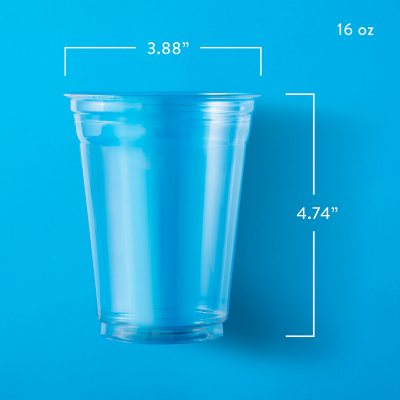 Member's Mark Clear Plastic Cups (16 oz,132 Ct.)