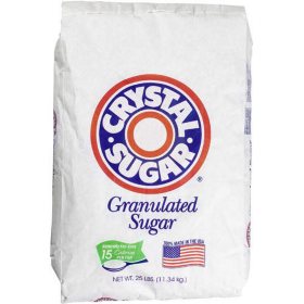 Crystal Sugar Granulated Sugar 25 lb.
