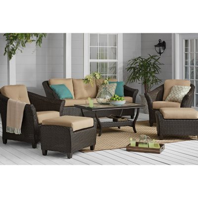 Member's Mark Agio Toronto 6Piece Patio Deep Seating Set with