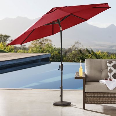 Member's Mark Premium 10FT Market Umbrella Red