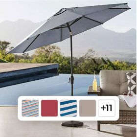 Member's Mark Premium 10' Sunbrella Market Umbrella, Assorted Colors