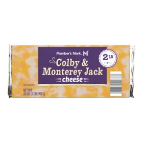 Member's Mark Colby and Monterey Jack Cheese Chunk 2 lbs.
