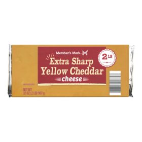 Member's Mark Extra Sharp Cheddar Cheese Block (2 lbs.)