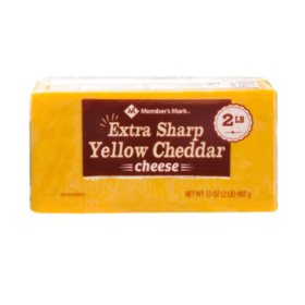 Member's Mark Extra Sharp Cheddar Cheese Block (2 lbs.)
