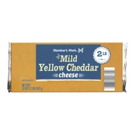 Member's Mark Mild Cheddar Cheese Block 2 lbs.