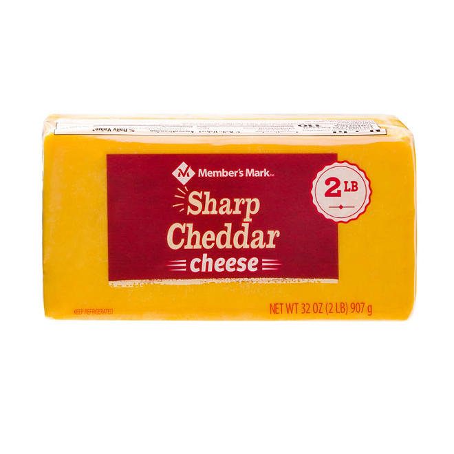 Member's Mark Sharp Cheddar Cheese Block 2 lbs.