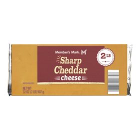 Member's Mark Sharp Cheddar Cheese Block 2 lbs.