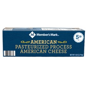 Member's Mark Pasteurized Process American Cheese Loaf 5 lbs.