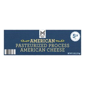 Member's Mark Pasteurized Process American Cheese Loaf 5 lbs.