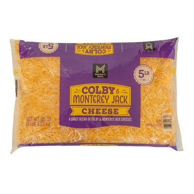 Member's Mark Colby and Monterey Jack Fancy Shredded Cheese (5 lbs.) - Sam's  Club