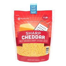 Member's Mark Sharp Cheddar Finely Shredded Cheese (16 oz., 2 pk.)