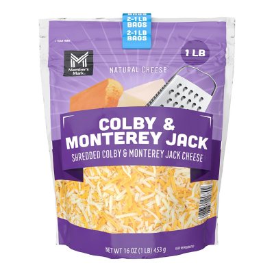 Member's Mark Colby and Monterey Jack Shredded Cheese (16 oz., 2 pk.) - Sam's  Club