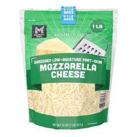 Member's Mark Part-Skim Shredded Mozzarella Cheese (2 pk.)