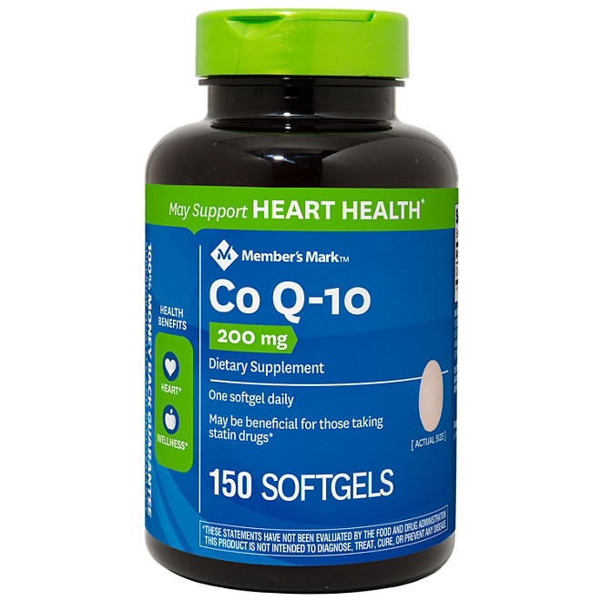 Member's Mark Co Q-10 200mg Dietary Supplement (150 ct.)