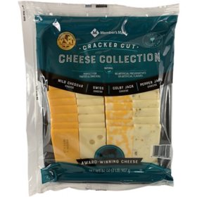 Member's Mark Cracker Cut Cheese Variety Tray, 2 lbs.