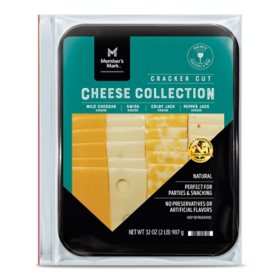 Member's Mark Cracker Cut Cheese Variety Tray, 2 lbs.