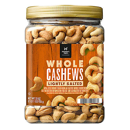 Member's Mark Lightly Salted Whole Cashews (33 oz.)