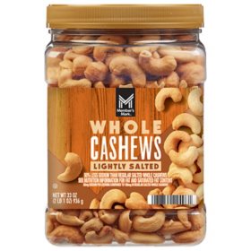 Member's Mark Lightly Salted Whole Cashews, 33 oz.