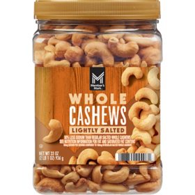 Member's Mark Lightly Salted Whole Cashews, 33 oz.