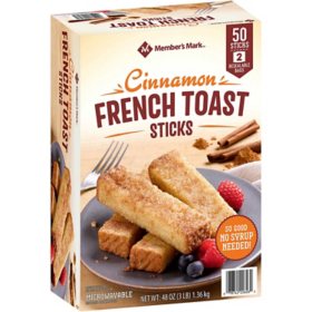 Member's Mark Cinnamon French Toast Sticks, Frozen (50 ct.)