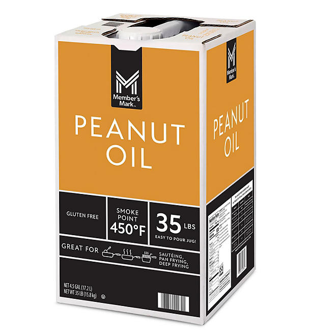 Member's Mark Peanut Oil, 35lbs.