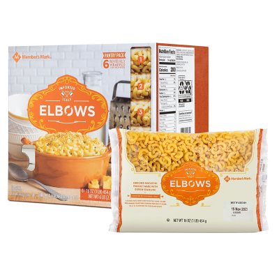 Member's Mark Elbow Macaroni Pantry Pack (1 lb., 6 pk.)